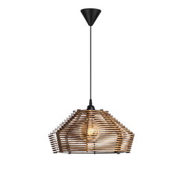 Opviq Lámpara de araña Marquee de madera color Antigüedad